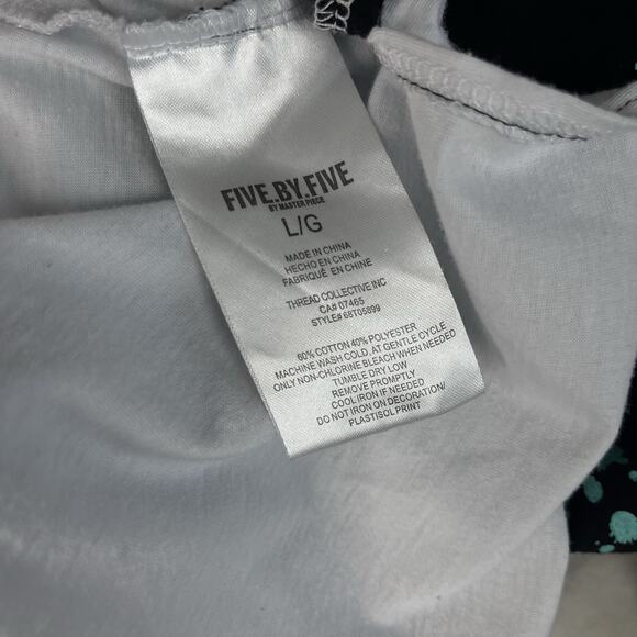 Five by Five by Master Piece Men's Large Diamond Hoodie Streetwear Grungecore - Picture 8 of 12